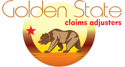Golden State Claims Adjusters Logo with bear